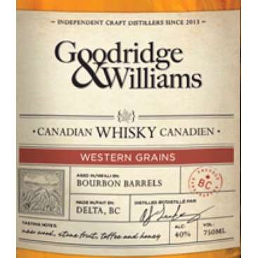 GOODRIDGE & WILLIAMS WESTERN GRAINS CANADIAN WHISKEY 750ML @ Kelowna [1006450]