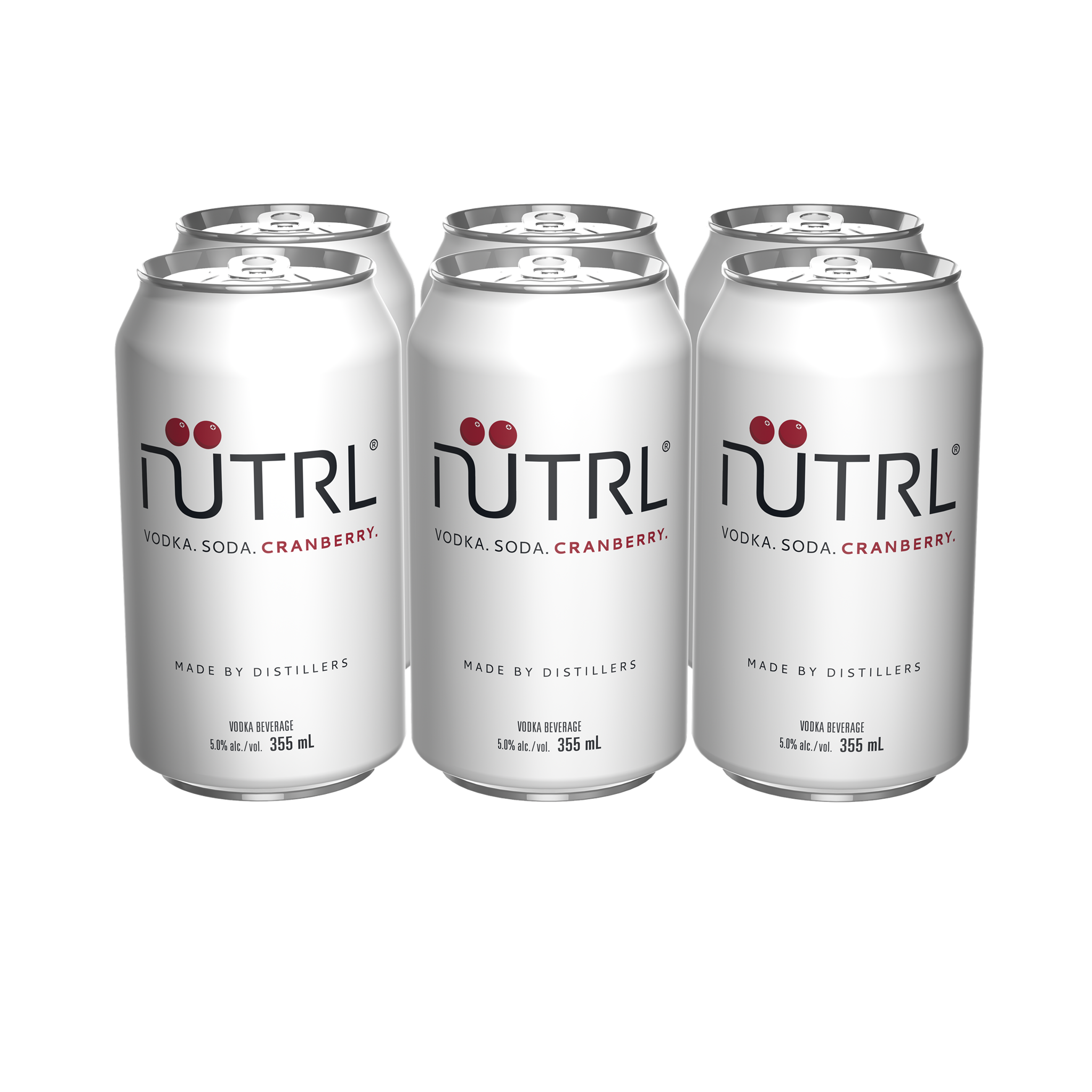 NUTRL VODKA SODA CRANBERRY 355ML 6PK CAN @ Kelowna [1007733]