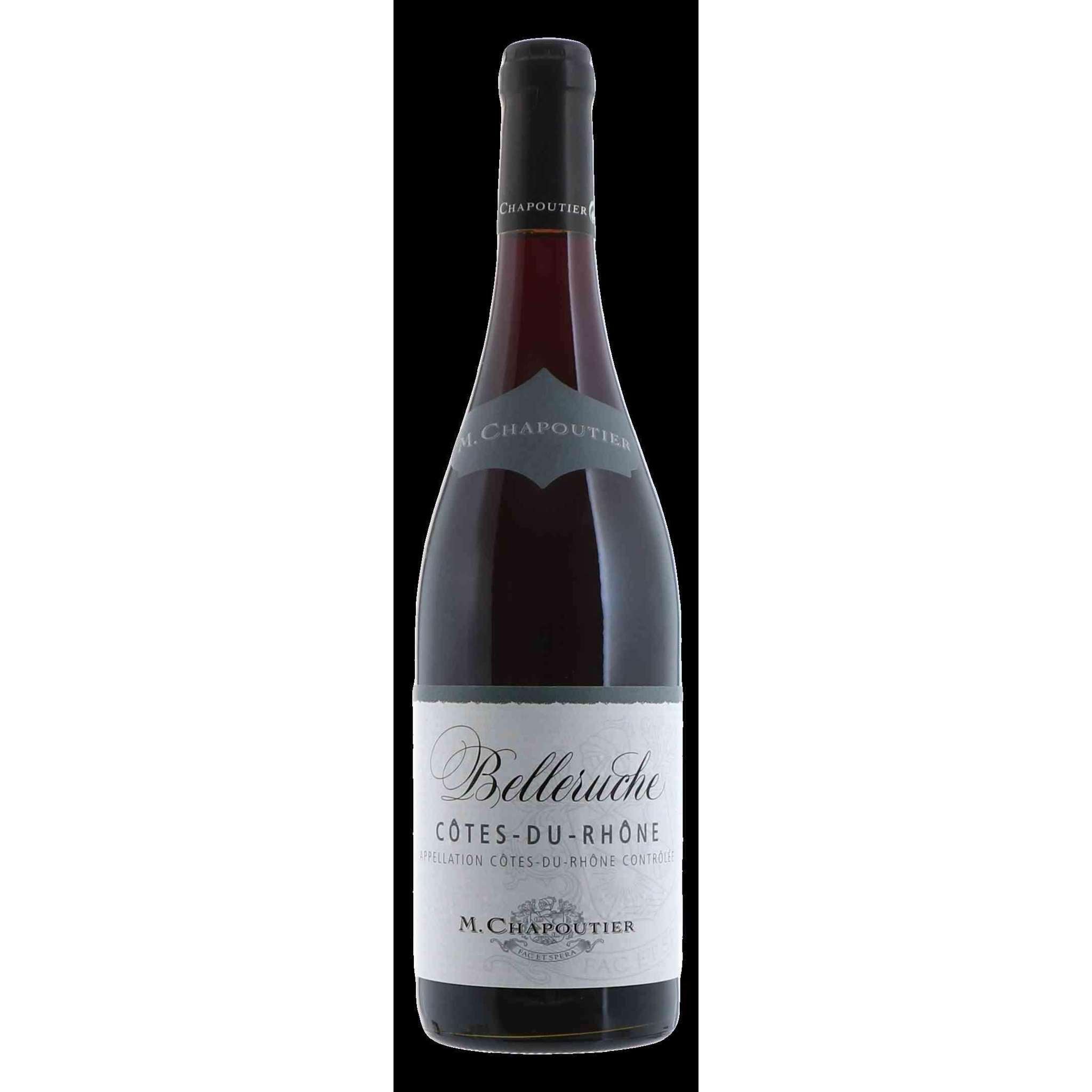 M CHAPOUTIER BELLERUCHE COTES DU RHONE ROUGE 750ML @ Kelowna [1008357]