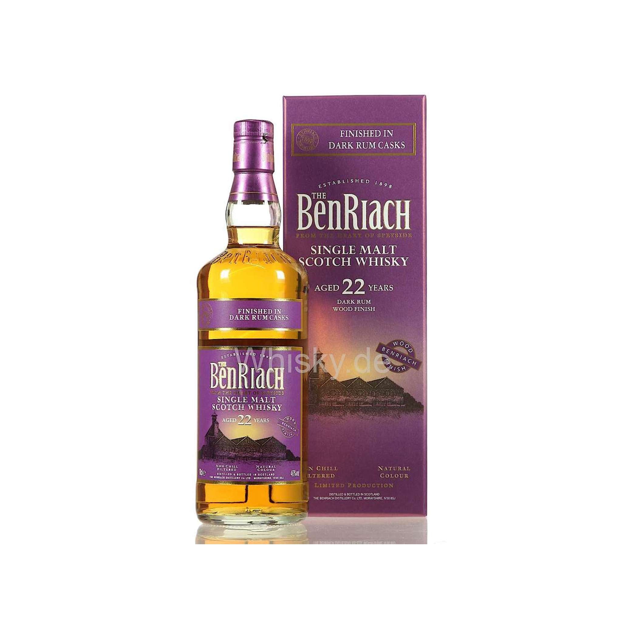 BENRIACH 22YR DARK RUM FINISH SCOTCH 700ML @ Sage Hill [1009311]