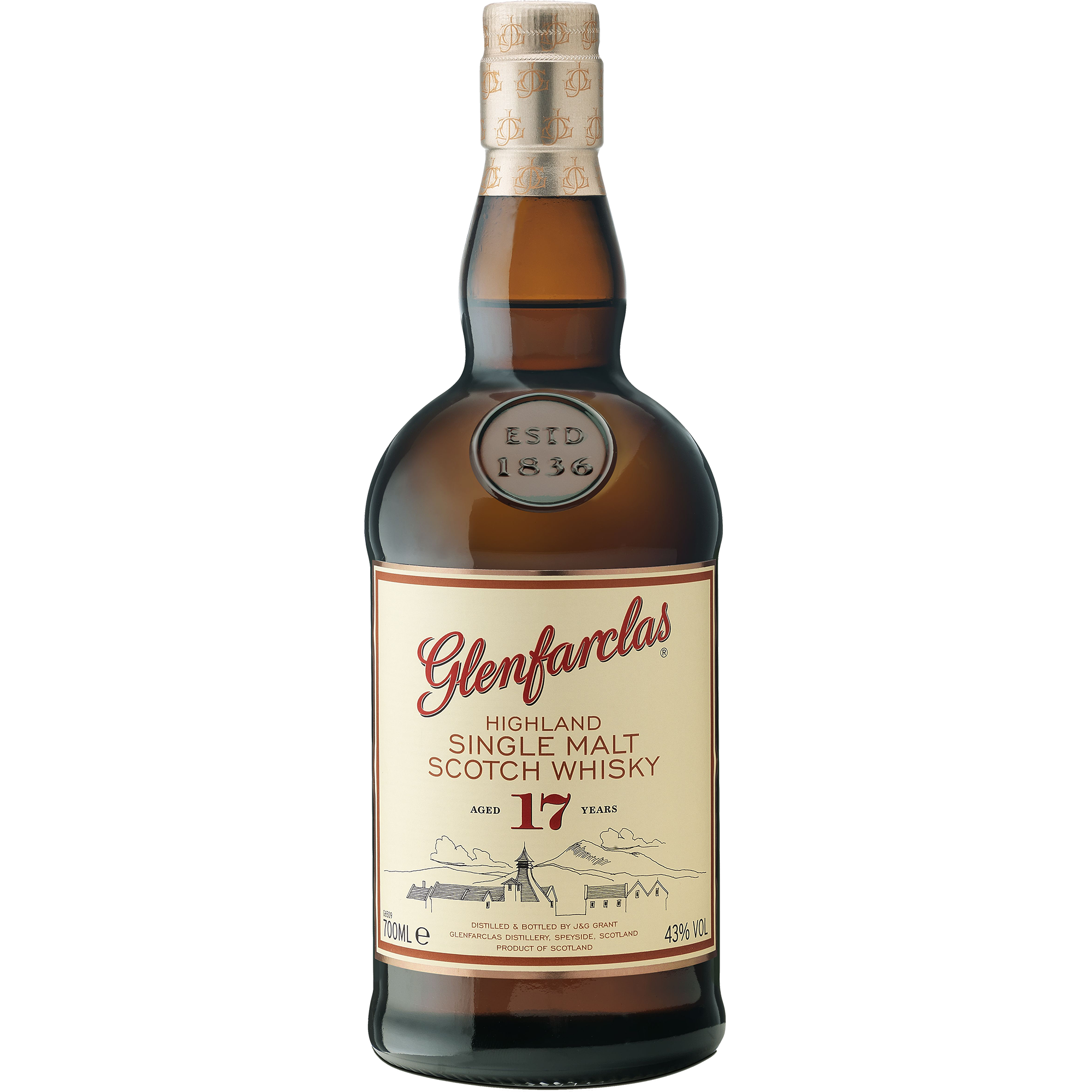 GLENFARCLAS 17YR SCOTCH WHISKY 700ML @ Kelowna [1010099]