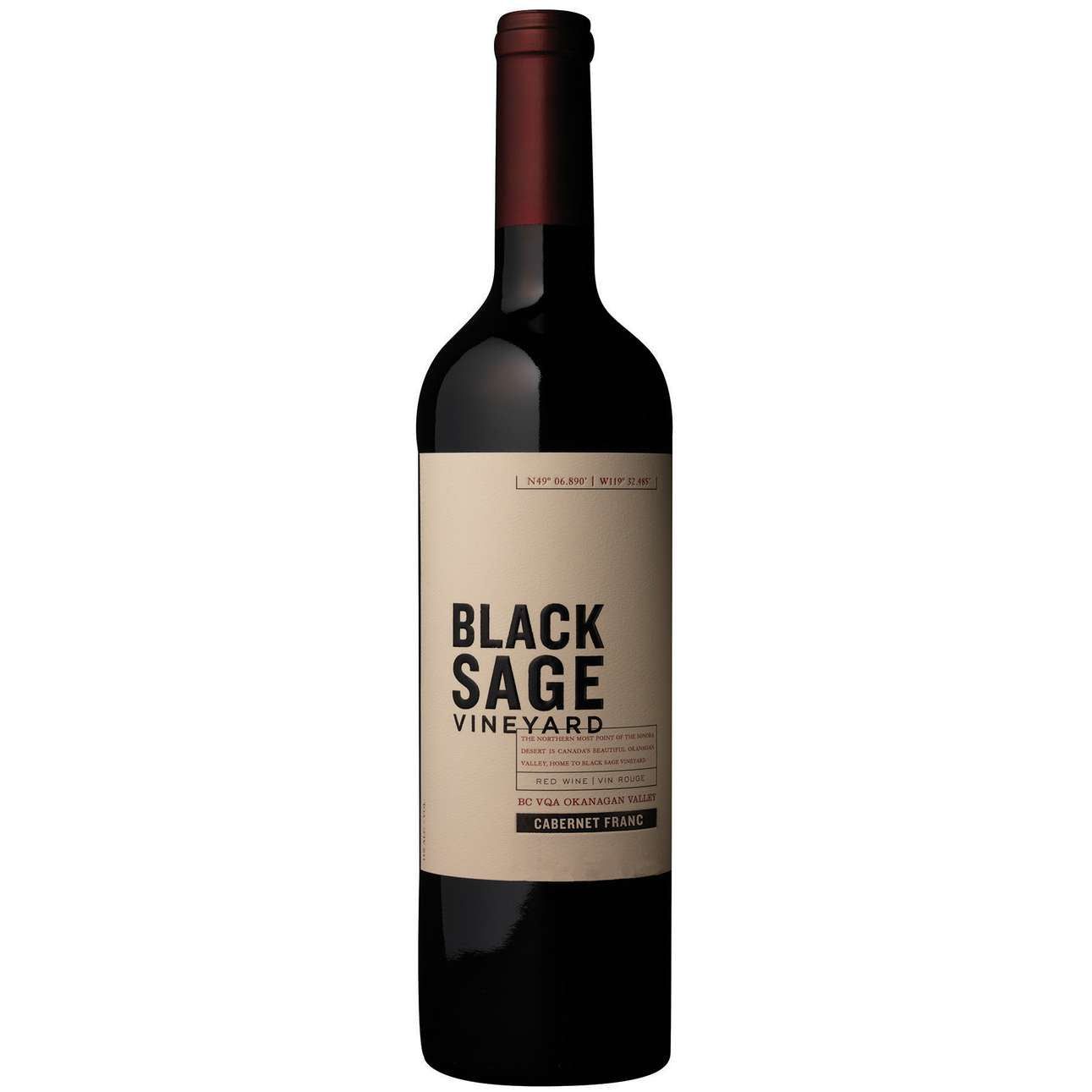 BLACK SAGE VINEYARD CABERNET FRANC 750ML @ Kelowna [1010150]