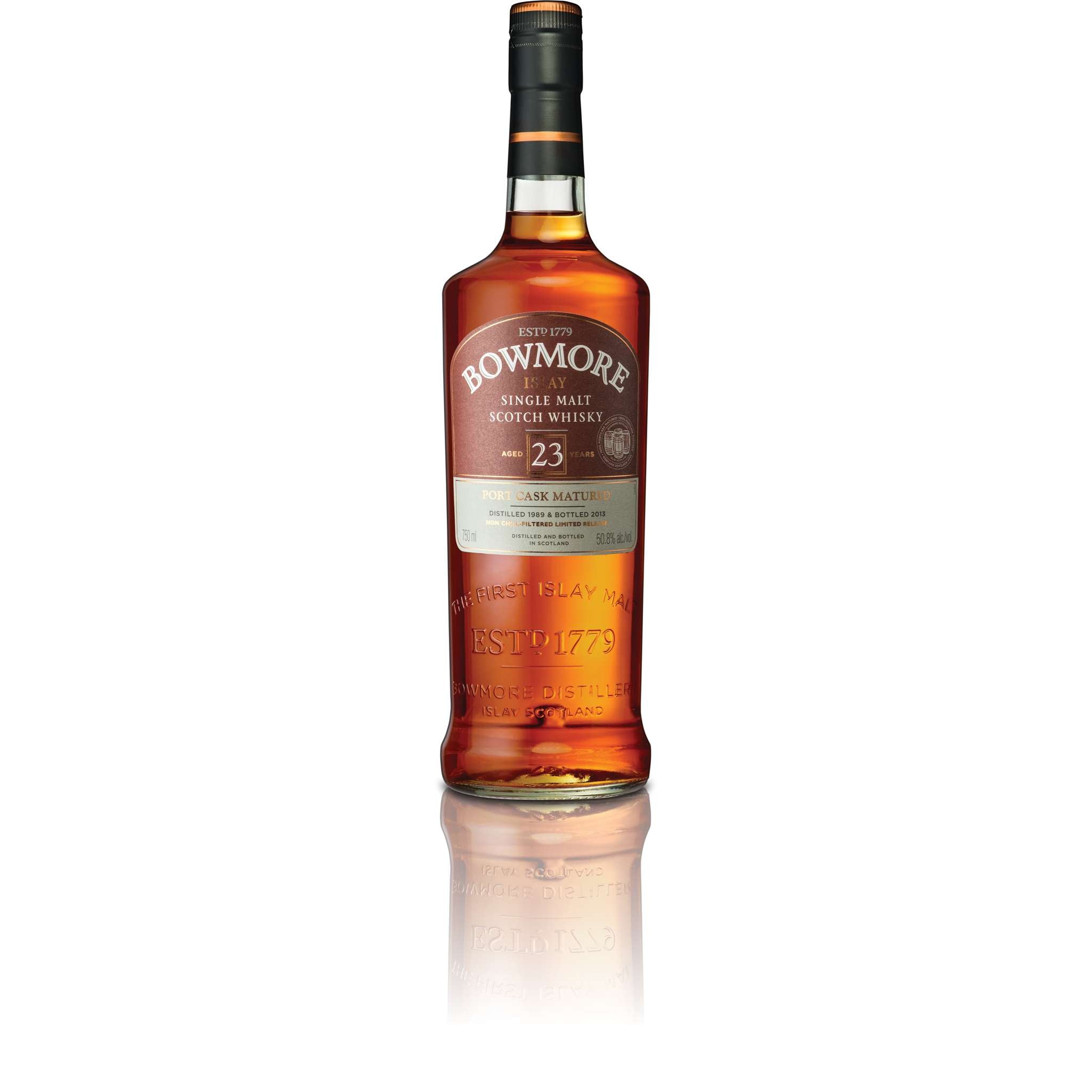 BOWMORE 23YR PORT CASK MATURED SINGLE MALT SCOTCH 750ML @ Kelowna [1010184]