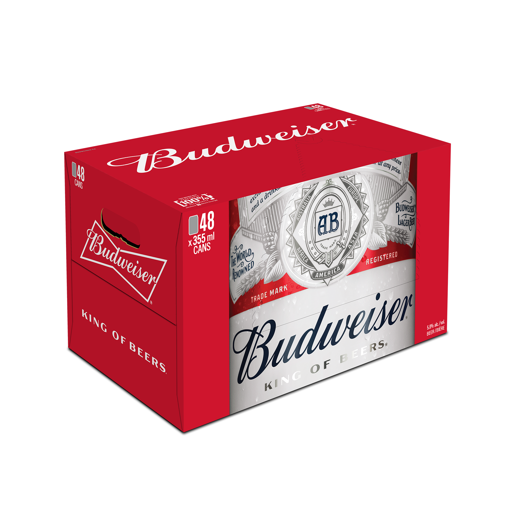 BUDWEISER 355ML 48PK CAN @ St. Albert [1010328]