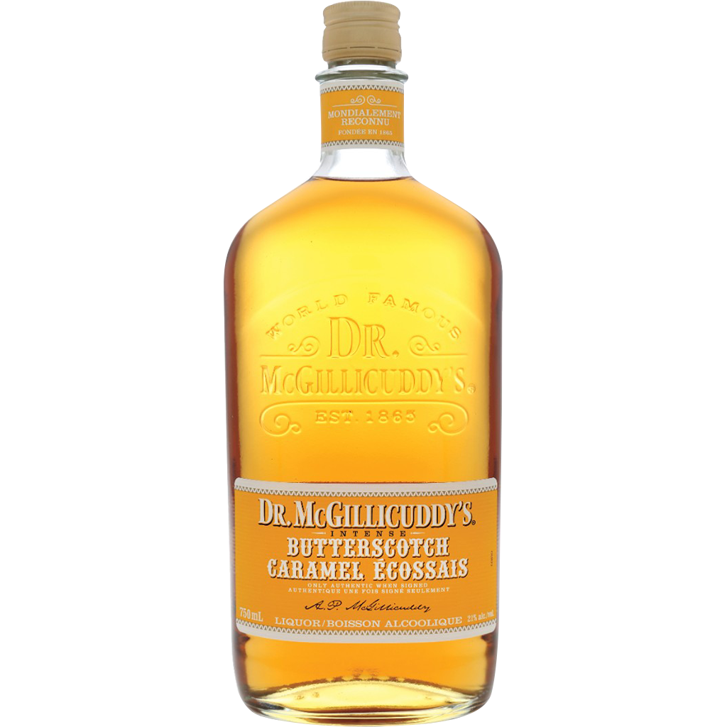 MCGILLICUDDY INTENSE BUTTERSCOTCH SCHNAPPS 750ML @ Kelowna [1011112]