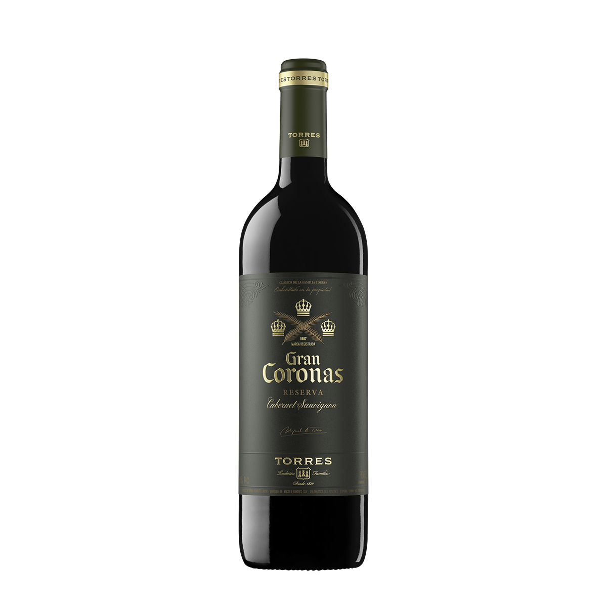 TORRES GRAN CORONAS PENEDES RESERVA CABERNET SAUVIGNON 750ML @ Kelowna [1013147]