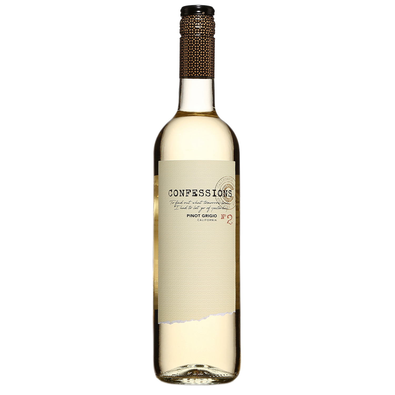 CONFESSIONS PINOT GRIGIO 750ML @ Sage Hill [1013281]