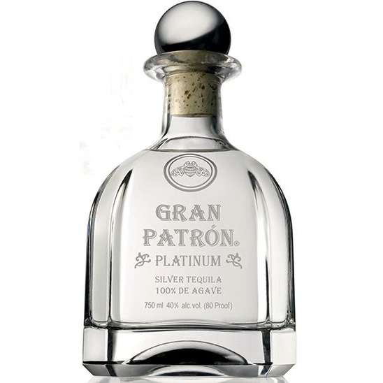 PATRON GRAN PLATINUM SILVER TEQUILA 750ML @ Kelowna [1013707]