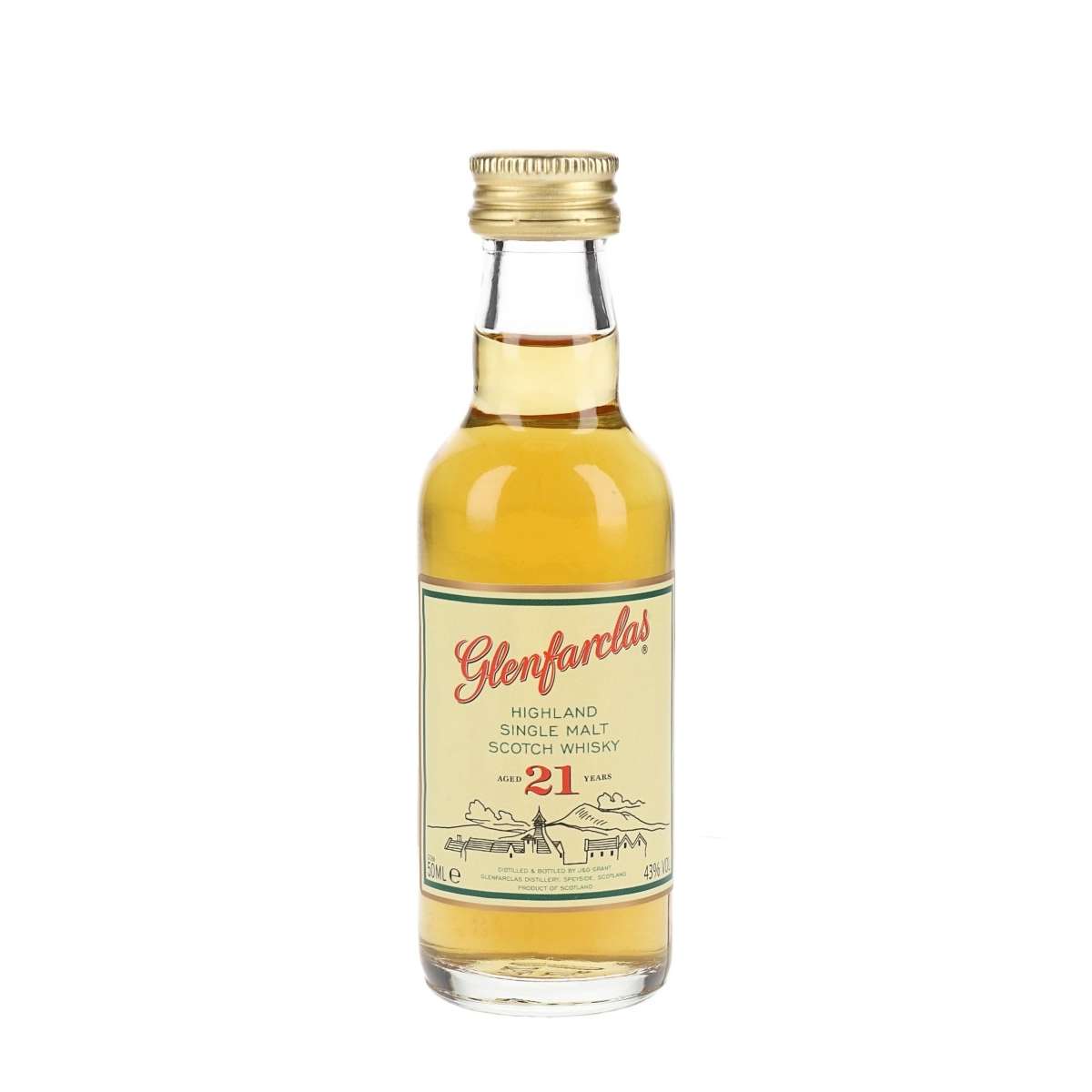 GLENFARCLAS 21YR SINGLE MALT SCOTCH WHISKY 50ML @ Kelowna [1017277]