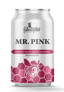 FALLENTIMBER MR PINK HONEY APPLE RASP MEAD 355ML 4PK CAN @ Kelowna [1017596]