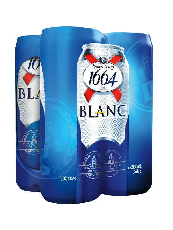 KRONENBOURG 1664 BLANC 500ML 4PK CAN @ Kelowna [1017918]