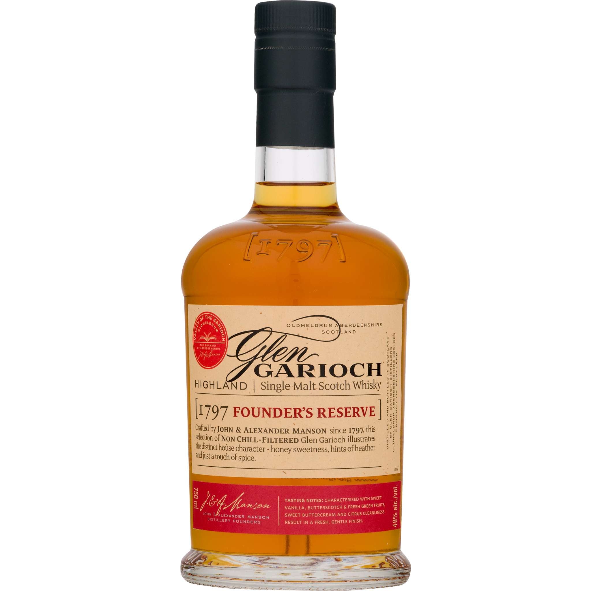 GLEN GARIOCH FOUNDERS RESERVE SCOTCH WHISKY 750ML @ Kelowna [1018766]