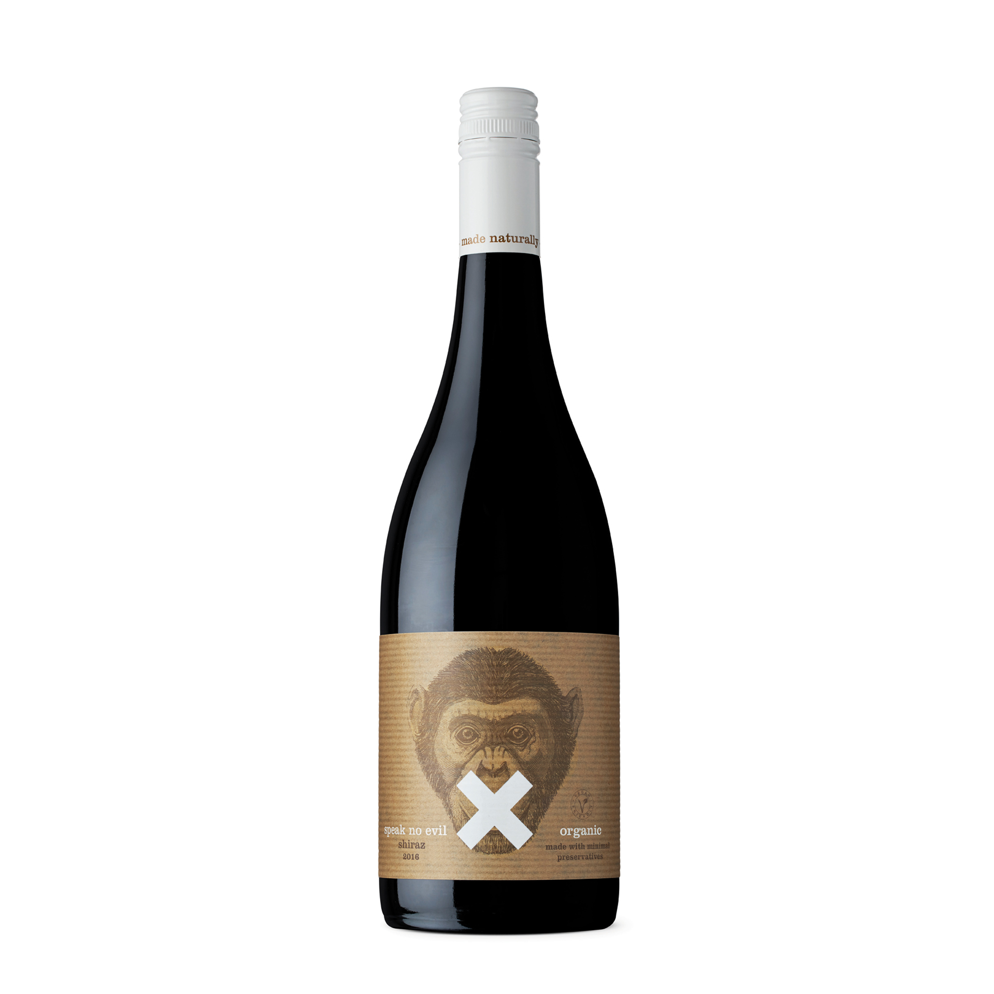 SPEAK NO EVIL ORGANIC SHIRAZ 750ML @ Kelowna [1021369]