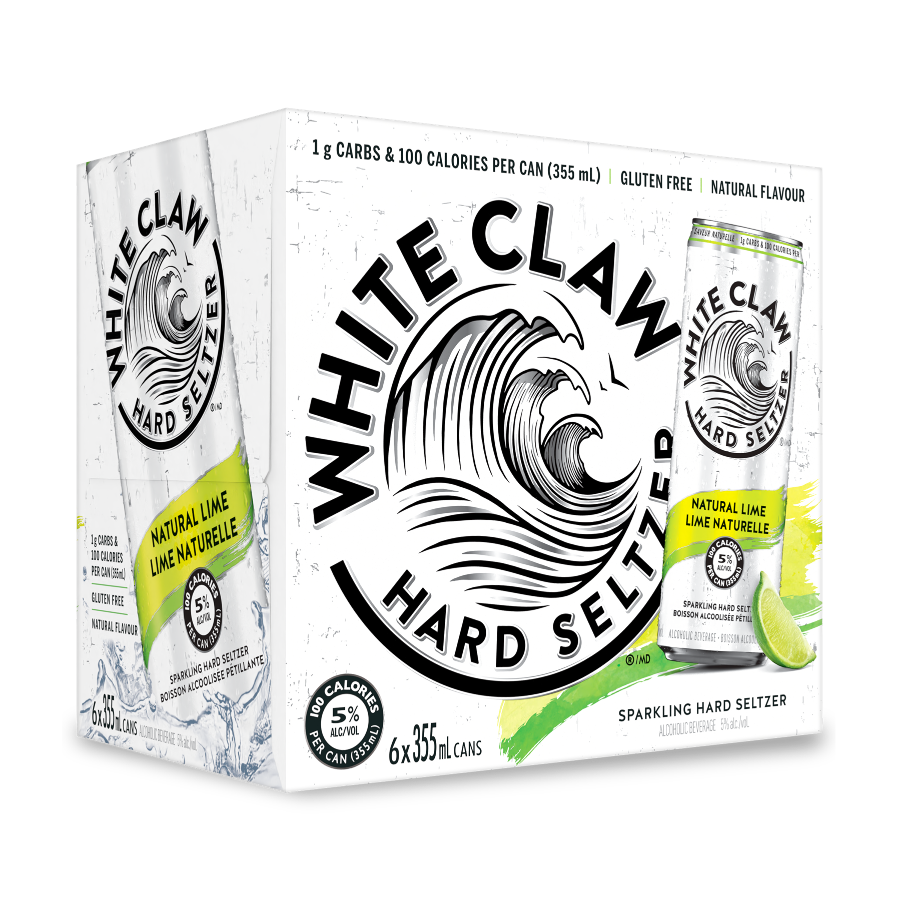 WHITE CLAW LIME 355ML 6PK CAN @ Kelowna [1022899]