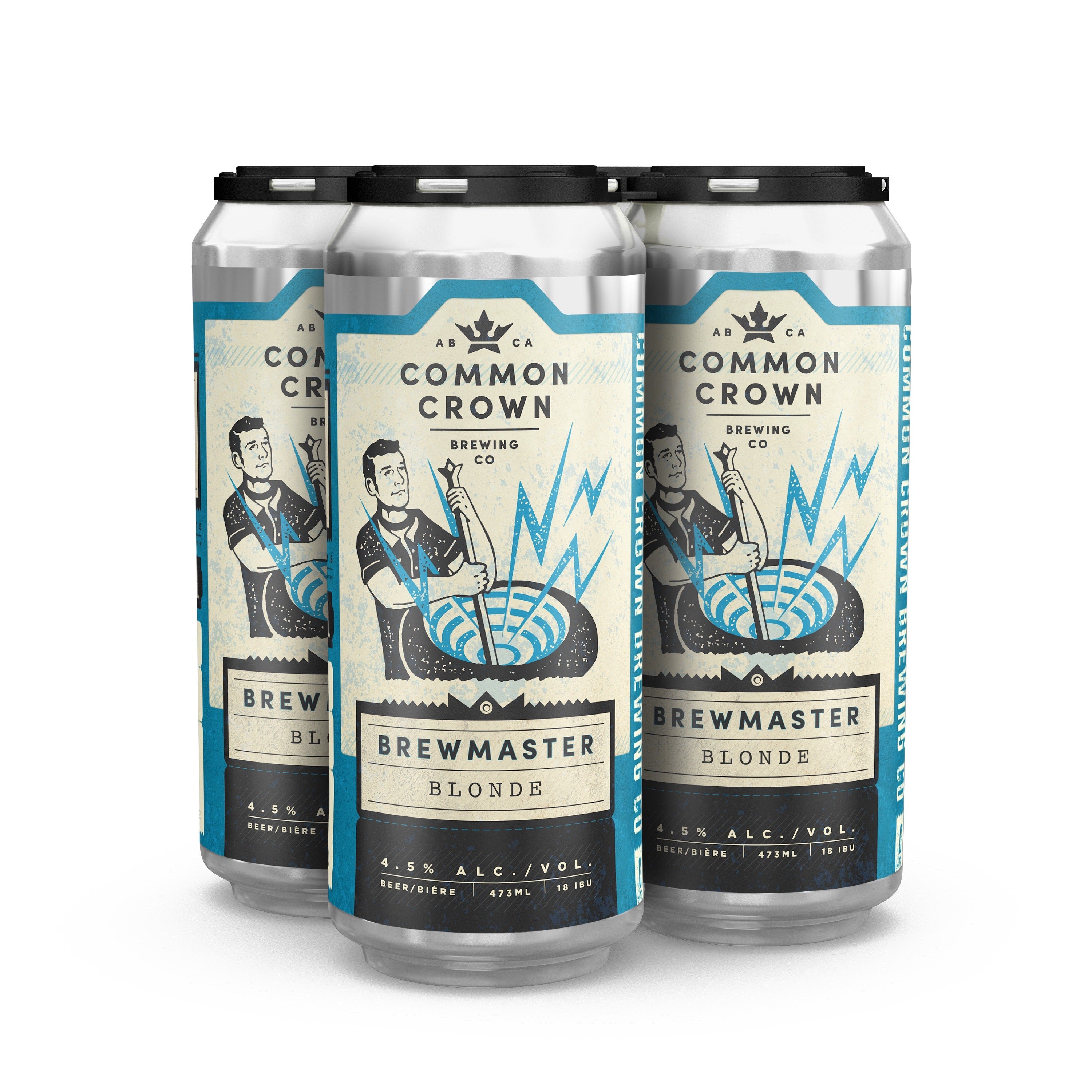 COMMON CROWN BREWMASTER BLONDE ALE 473ML 4PK CAN @ Emerald Hills [1023718]