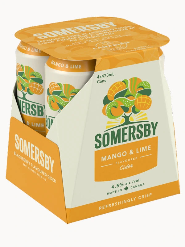 SOMERSBY MANGO LIME CIDER 473ML 4PK CAN @ Kelowna [1025278]