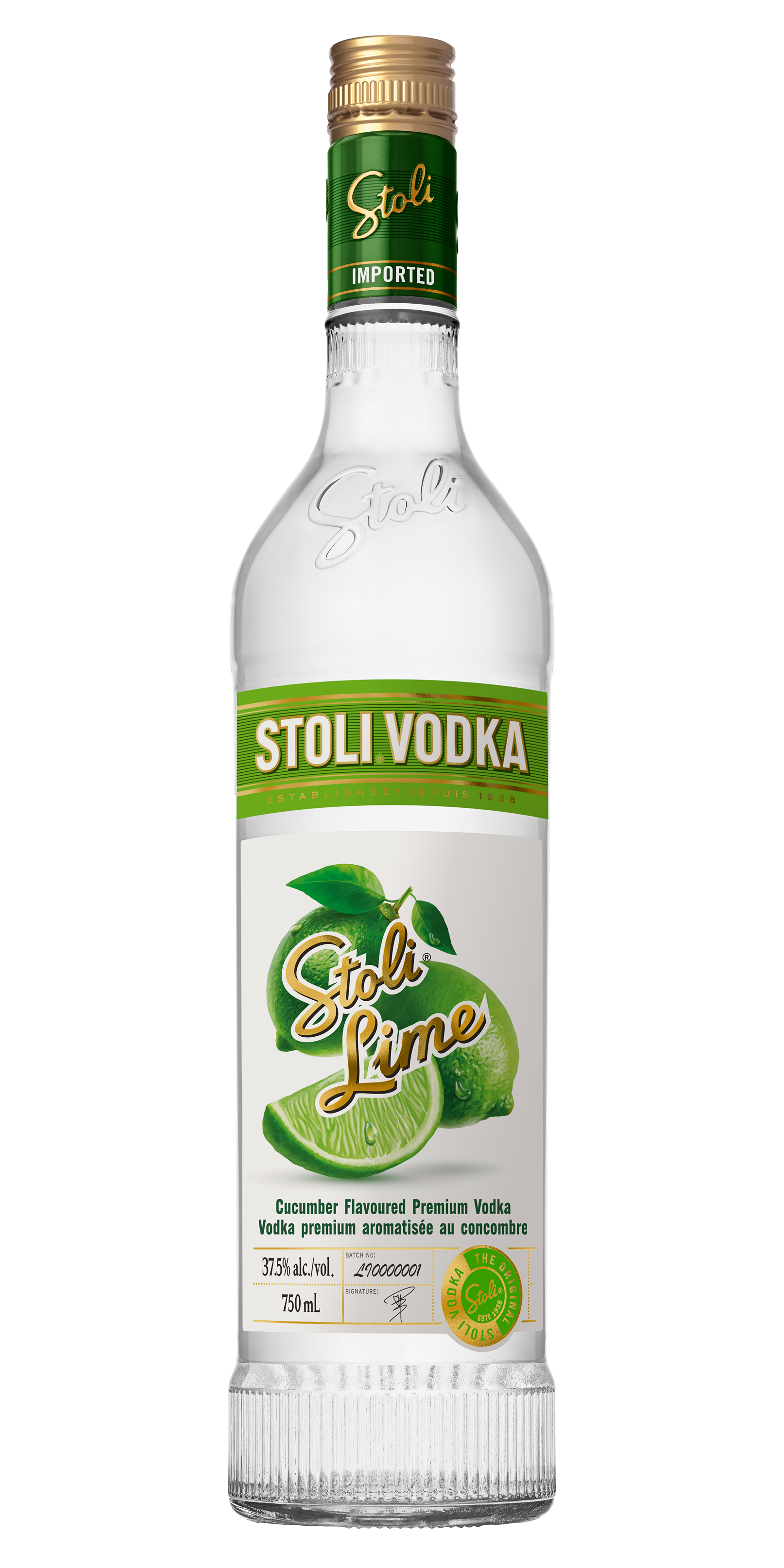 STOLICHNAYA LIME VODKA 750ML @ Kelowna [1025337]