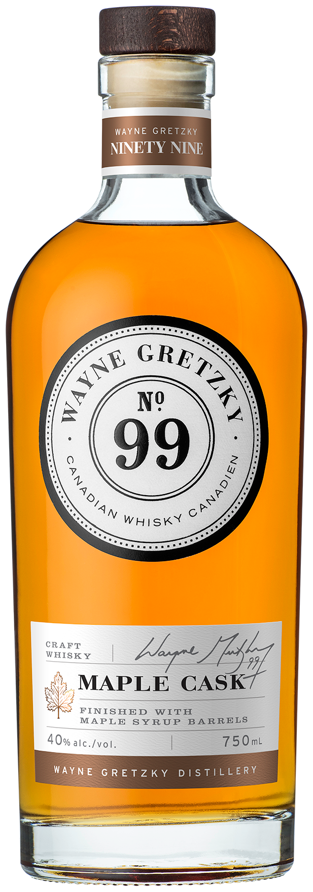 WAYNE GRETZKY NO 99 MAPLE CASK WHISKY 750ML @ Kelowna [1028439]