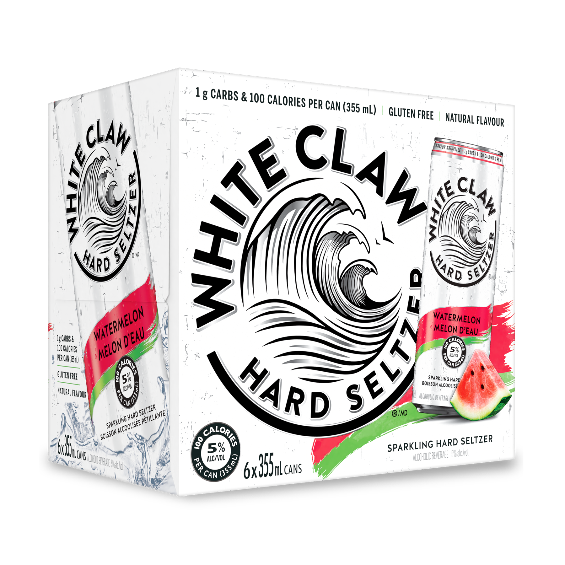 WHITE CLAW WATERMELON 355ML 6PK CAN @ Kelowna [1029997]