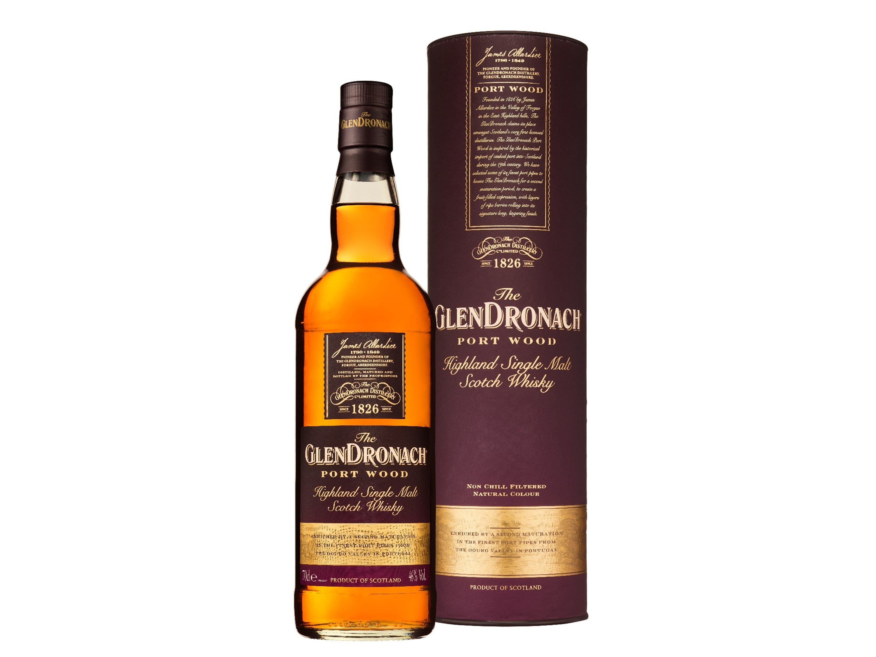 GLENDRONACH PORTWOOD HIGHLAND SINGLE MALT SCOTCH 700ML @ Kelowna [1032157]