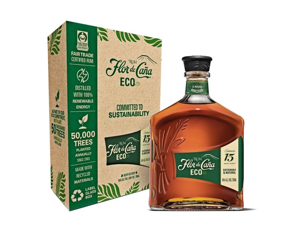 FLOR DE CANA ECO 15 AMBER RUM 750ML @ Kelowna [1033289]