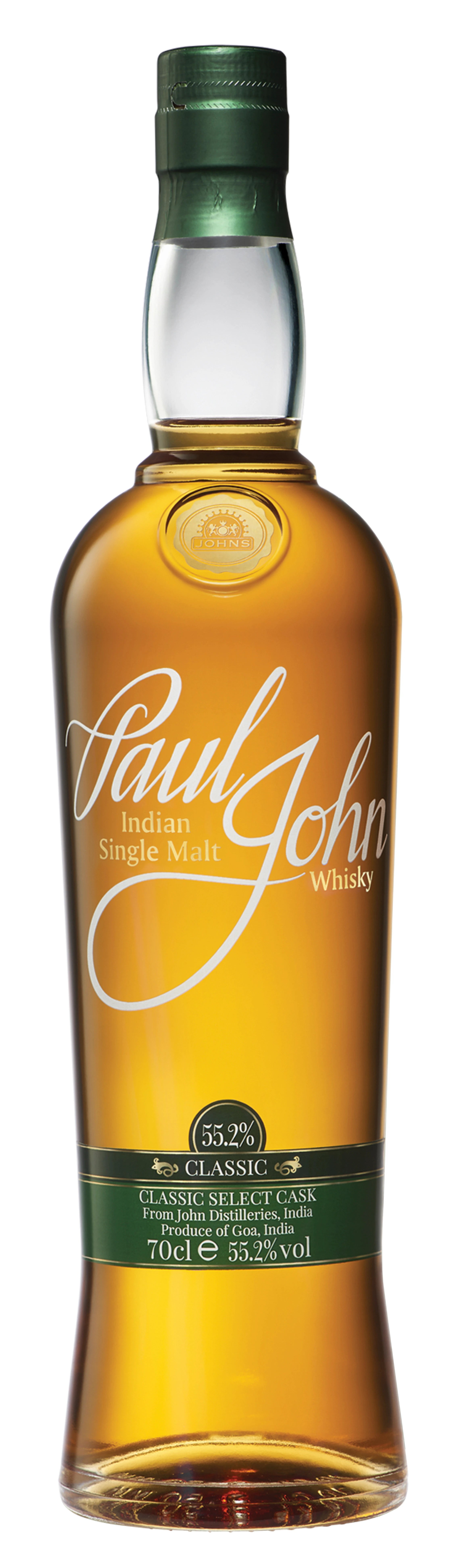 PAUL JOHN CLASSIC SELECT CASK INDIAN SINGLE MALT 750ML @ Red Deer [1034466]