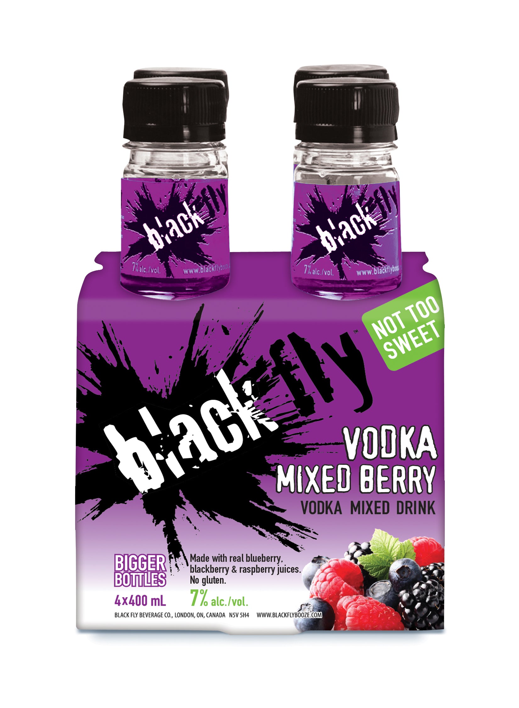 BLACK FLY VODKA MIXED BERRY 400ML 4PK BT @ Kelowna [1034961]