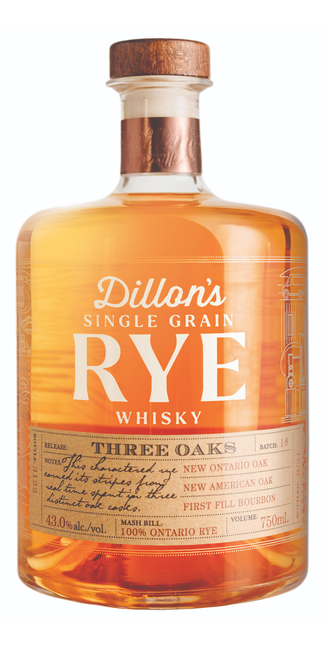 DILLONS RYE WHISKY 750ML @ Kelowna [1037137]