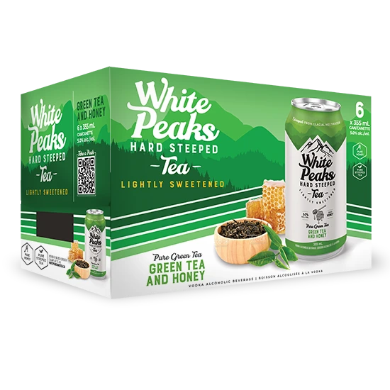 WHITE PEAKS HARD GREEN TEA WITH LEMON HONEY 355ML 6PK CAN @ Kelowna [1039610]