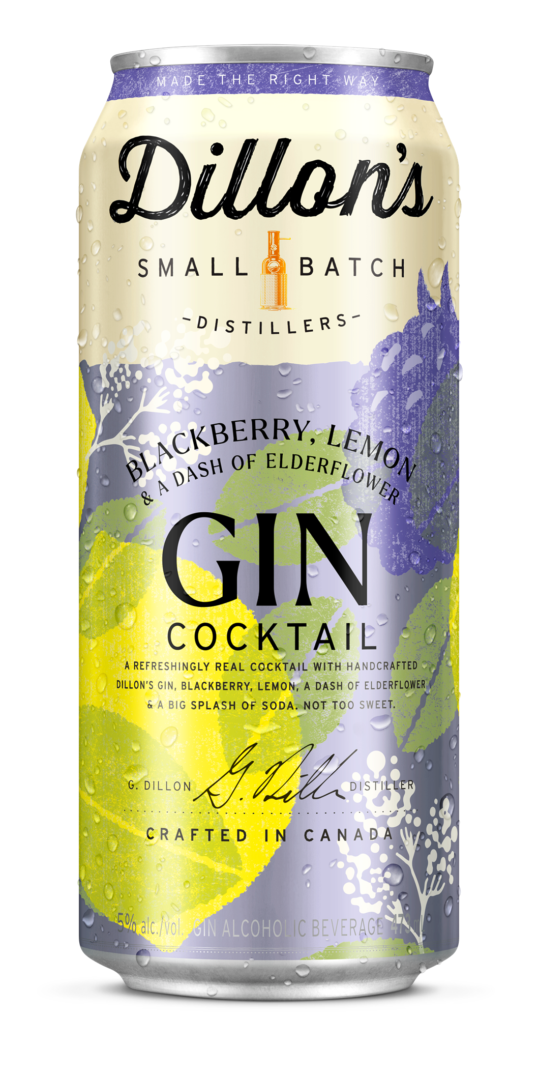 DILLONS BLACKBERRY LEMON & A DASH OF ELDERFLOWER 473ML CAN @ Kelowna [1039620]