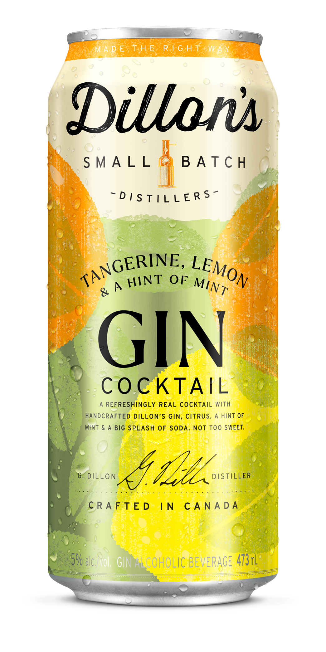 DILLONS TANGERINE LEMON MINT GIN COCKTAIL 473ML CAN @ Kelowna [1039622]