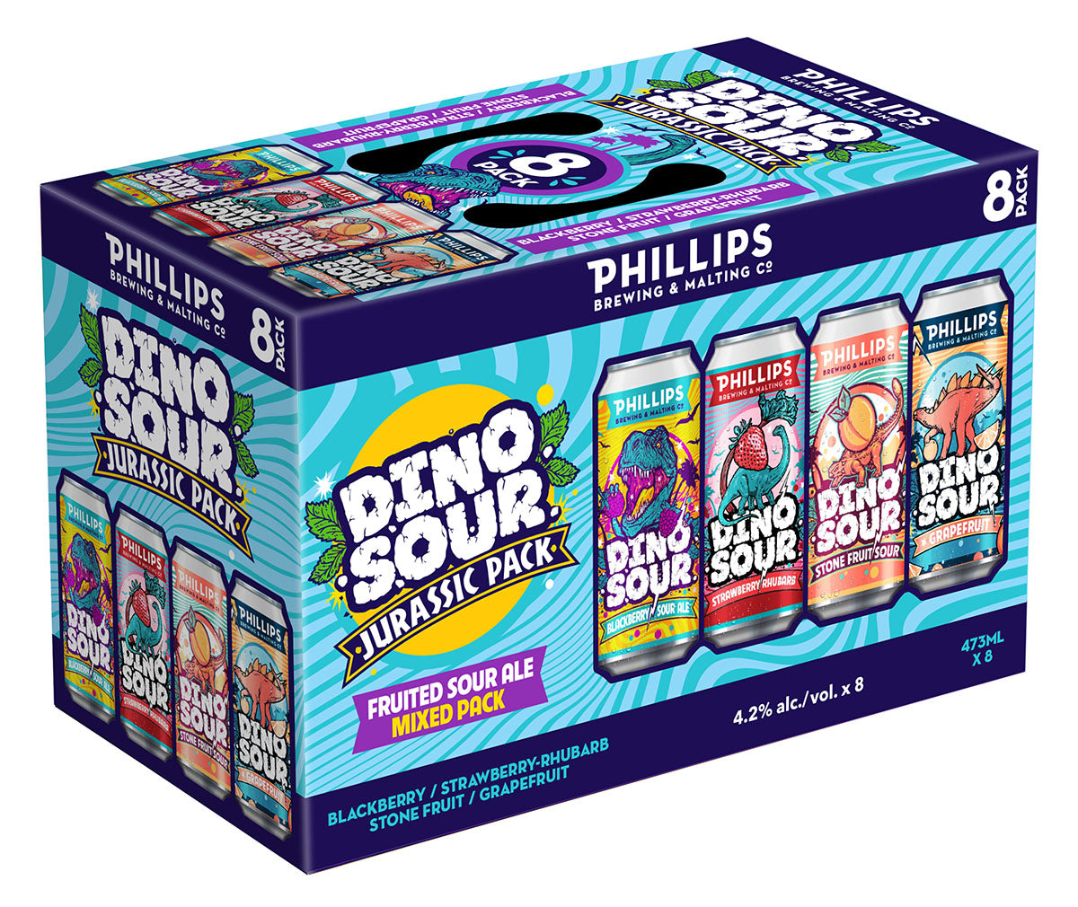 PHILLIPS JURASSIC MIXER 473ML 8PK CAN @ Kelowna [1039920]