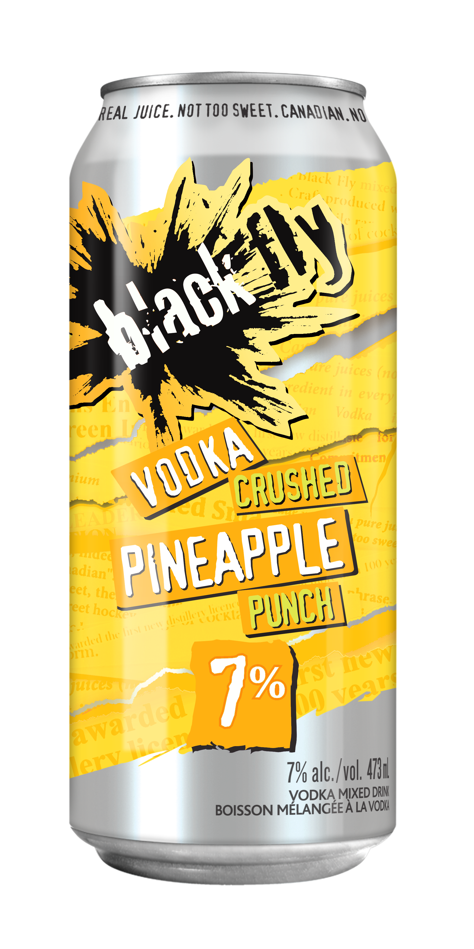 BLACK FLY VODKA CRUSHED PINEAPPLE PUNCH 473ML CAN @ Kelowna [1040934]