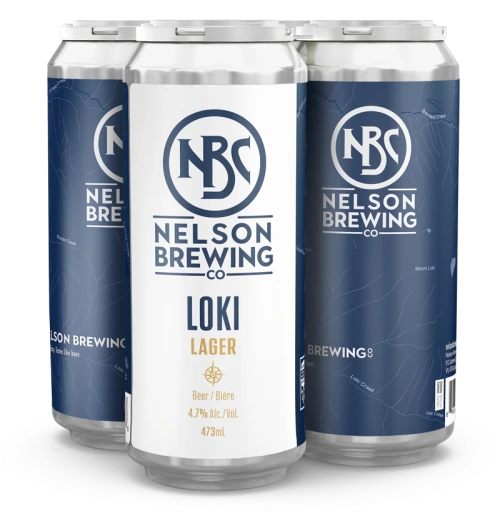 NELSON LOKI LAGER 473ML 4PK CAN @ Kelowna [1042947]