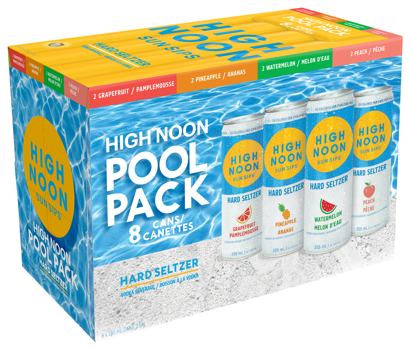 HIGH NOON HARD SELTZER POOL PACK 355ML 8PK CAN @ Emerald Hills [1045067]