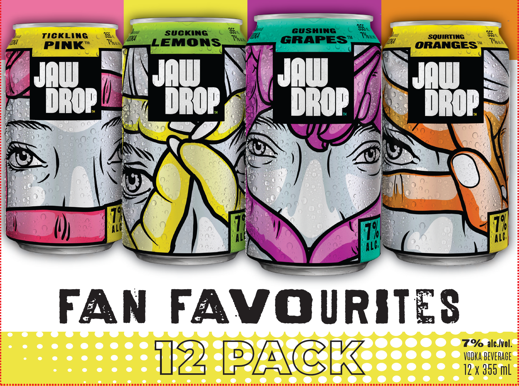 JAW DROP FAN FAVOURITES VARIETY 355ML 12PK CAN @ Kelowna [1045523]