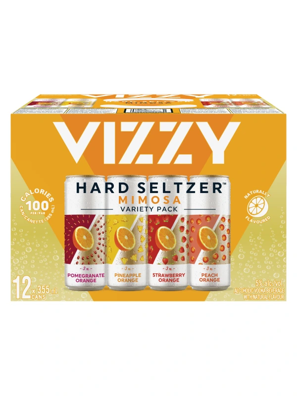 VIZZY HARD SELTZER MIMOSA MIXER 355ML 12PK CAN @ Kelowna [1045524]